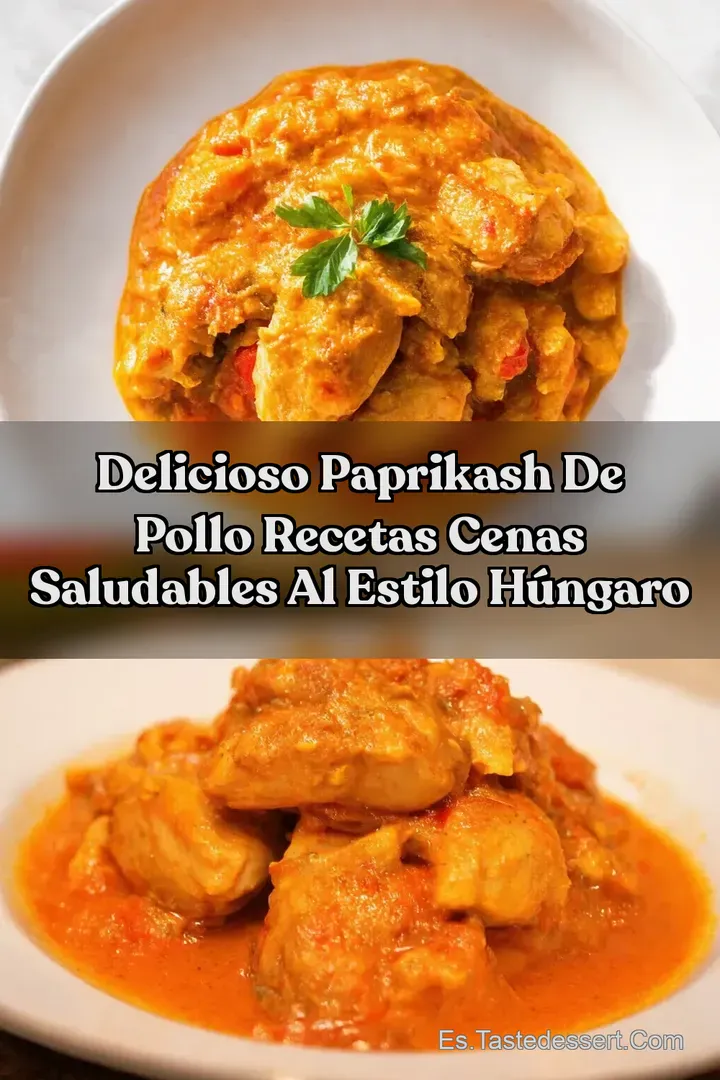 Delicioso Paprikash de Pollo Recetas Cenas Saludables al Estilo H&uacute;ngaro