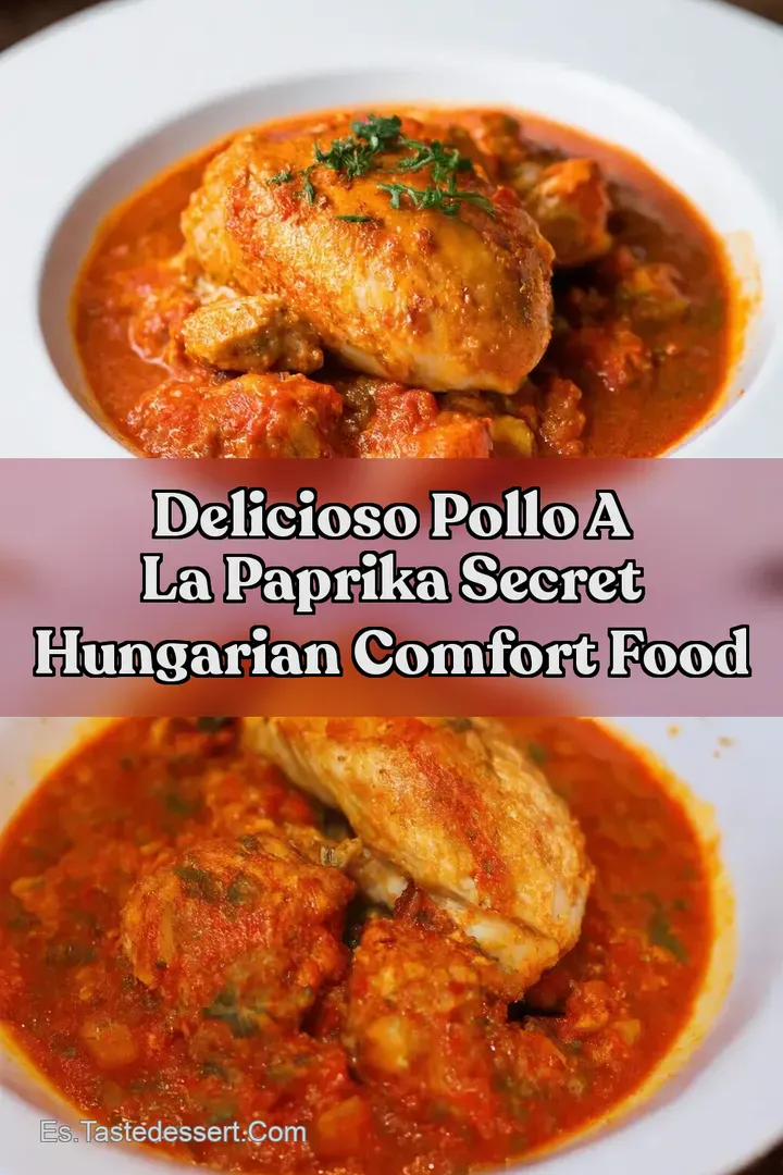 Delicioso Pollo a la Paprika Secret Hungarian Comfort Food