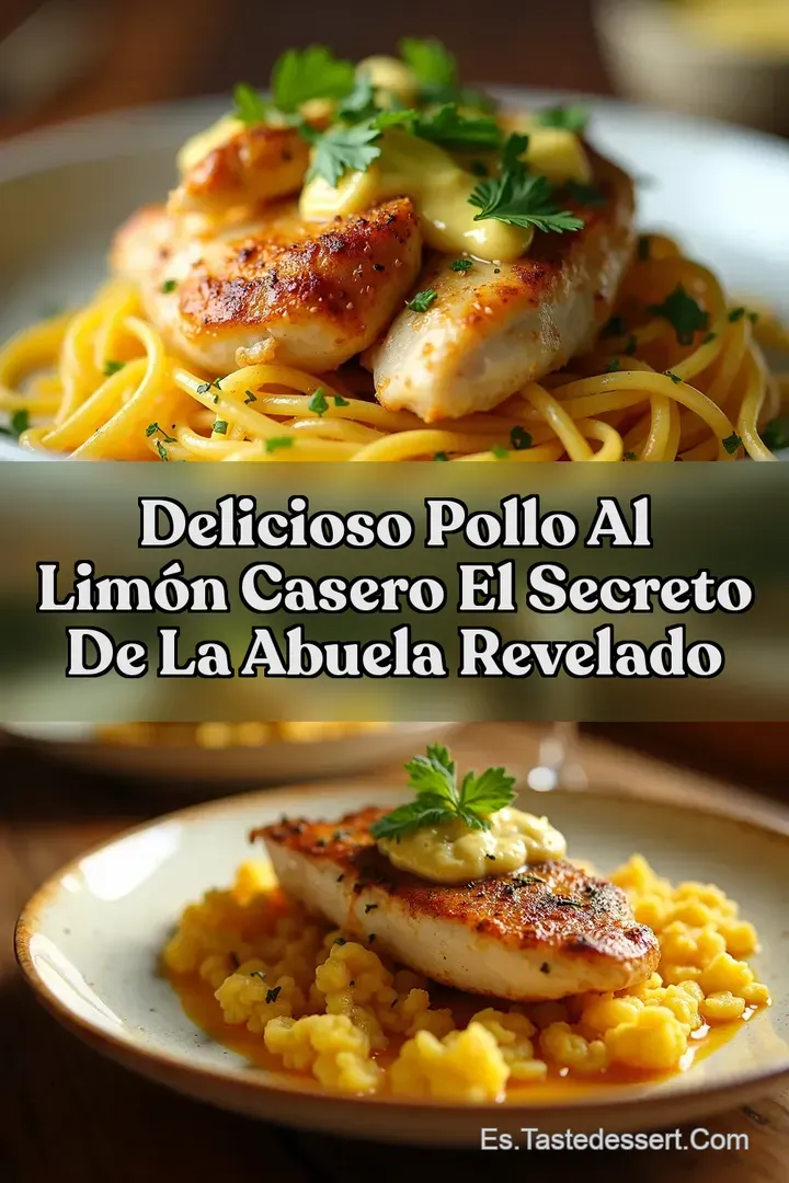 Delicioso Pollo al Lim&oacute;n Casero El Secreto de la Abuela Revelado