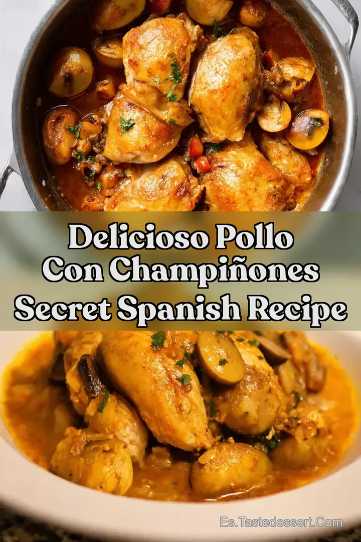 Delicioso Pollo con Champi&ntilde;ones Secret Spanish Recipe