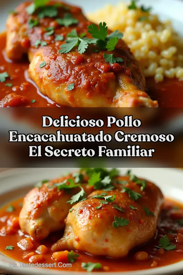 Delicioso Pollo Encacahuatado Cremoso El Secreto Familiar