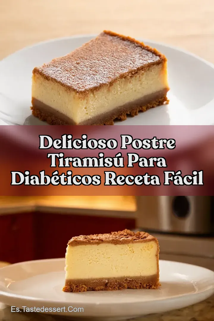 Delicioso Postre Tiramis&uacute; para Diab&eacute;ticos Receta F&aacute;cil