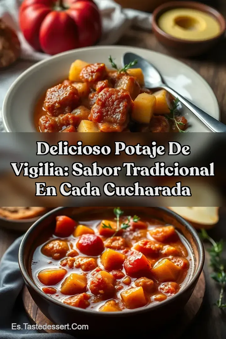 Delicioso Potaje de Vigilia: Sabor Tradicional en Cada Cucharada