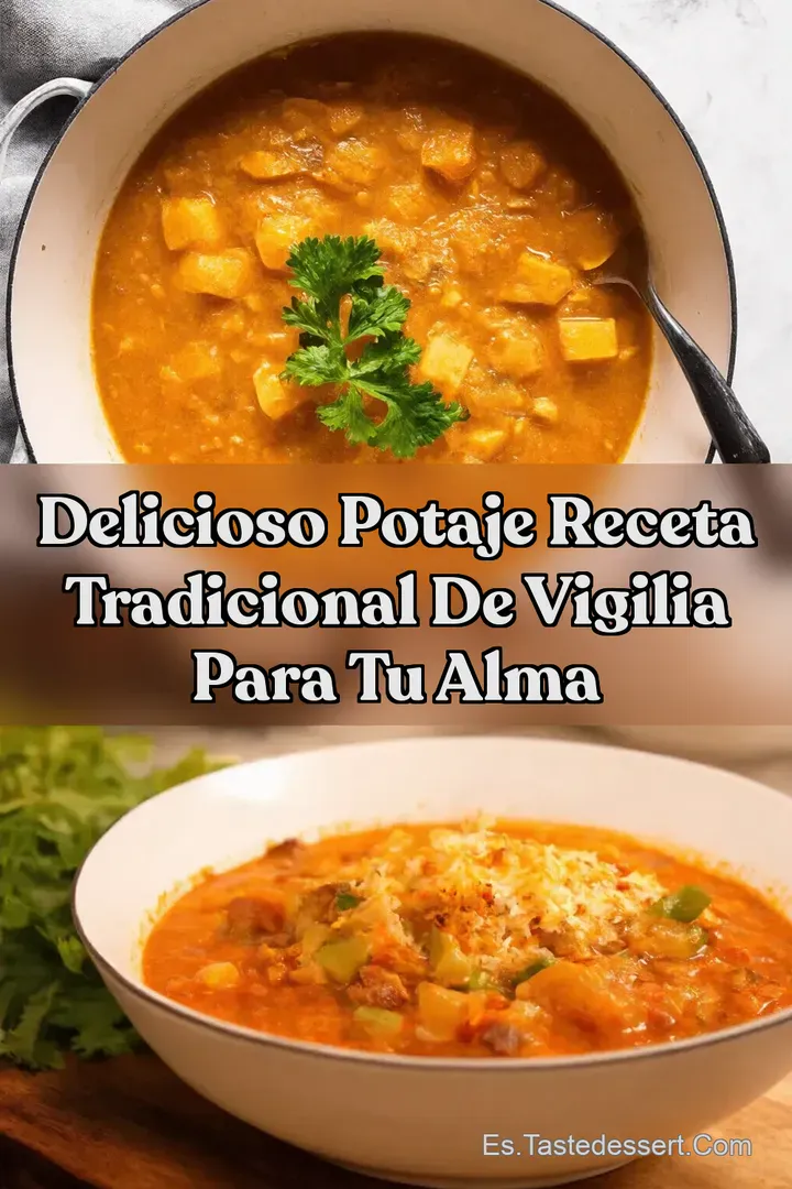 Delicioso Potaje Receta Tradicional de Vigilia para tu Alma