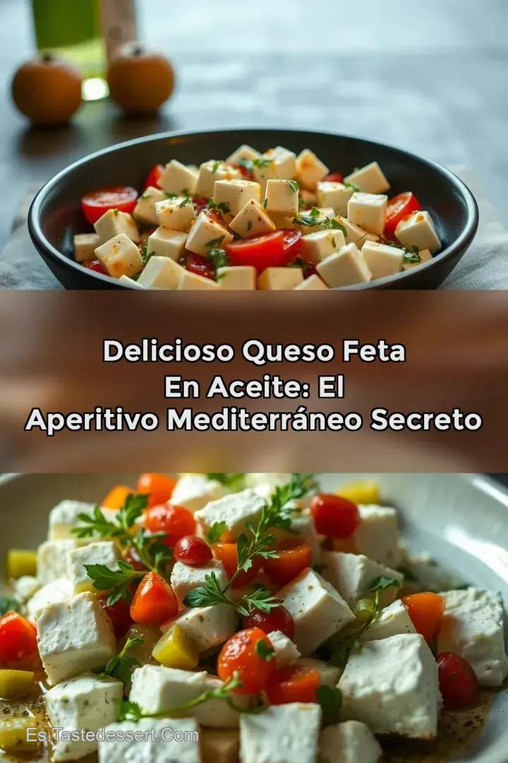 Delicioso Queso Feta en Aceite: El Aperitivo Mediterr&aacute;neo Secreto