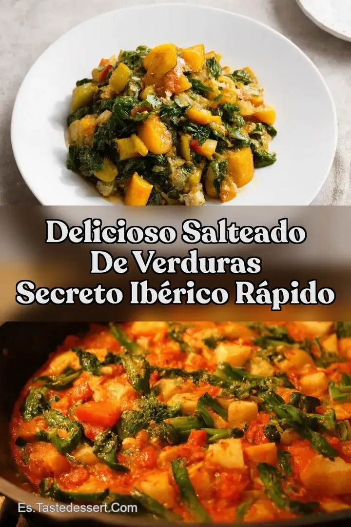 Delicioso Salteado De Verduras Secreto Ib&eacute;rico R&aacute;pido