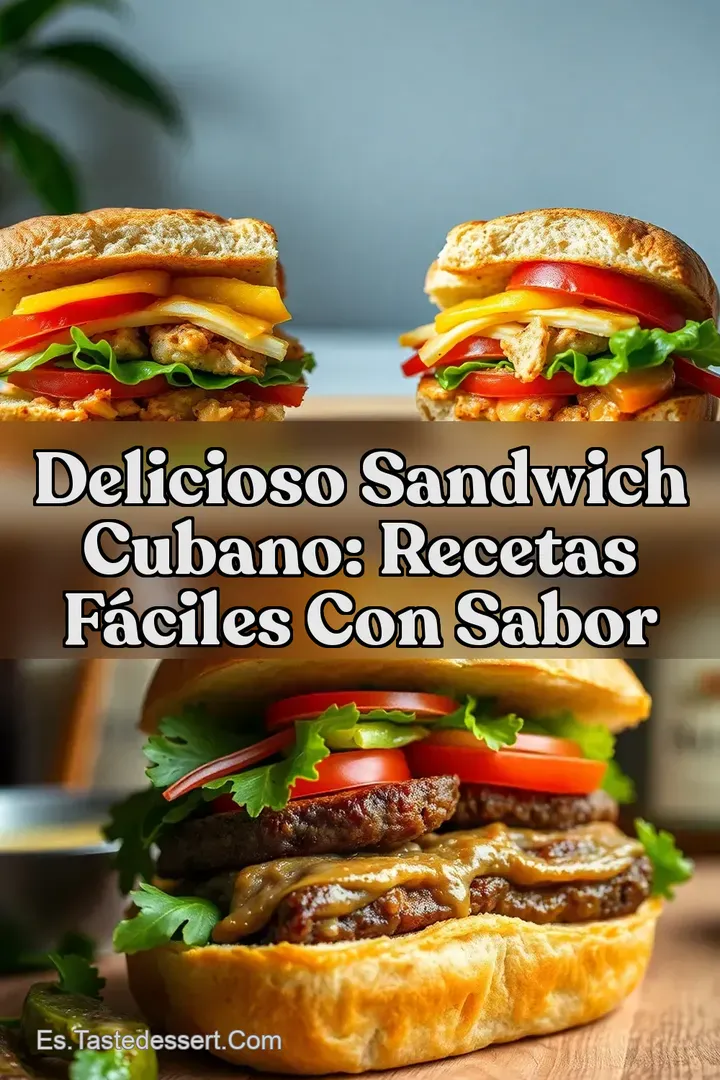 Delicioso Sandwich Cubano: Recetas F&aacute;ciles con Sabor