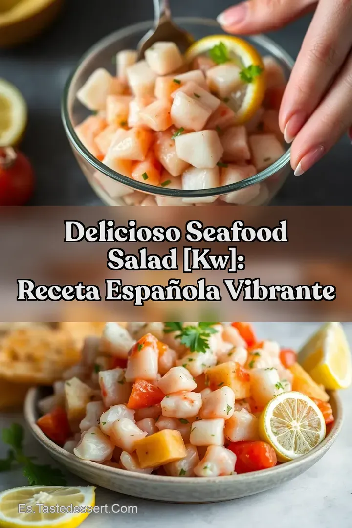 Delicioso Seafood Salad [kw]: Receta Espa&ntilde;ola Vibrante