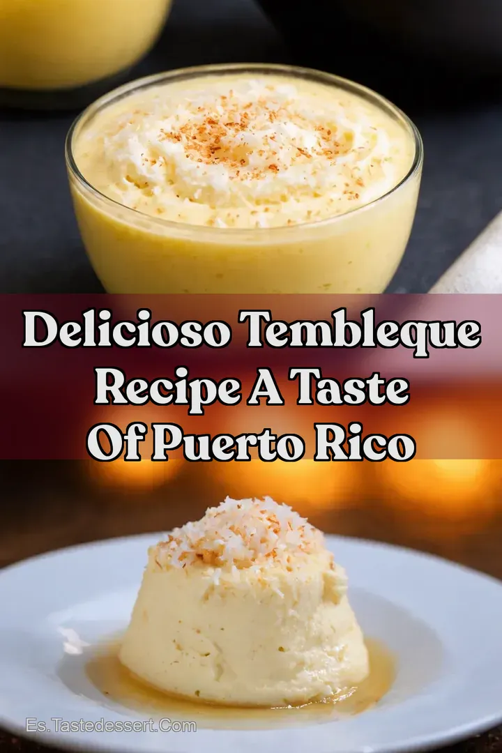 Delicioso Tembleque Recipe A Taste of Puerto Rico