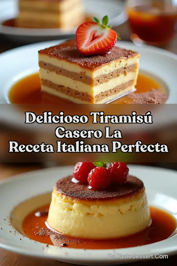Delicioso Tiramis&uacute; Casero La Receta Italiana Perfecta