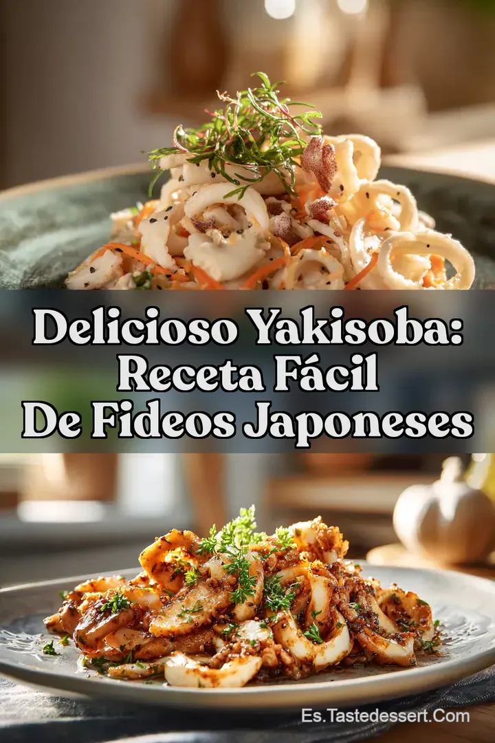 Delicioso Yakisoba: Receta F&aacute;cil de Fideos Japoneses