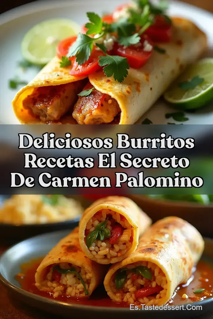 Deliciosos Burritos Recetas El Secreto de Carmen Palomino