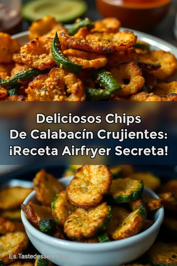 Deliciosos Chips de Calabac&iacute;n Crujientes: &iexcl;Receta Airfryer Secreta!