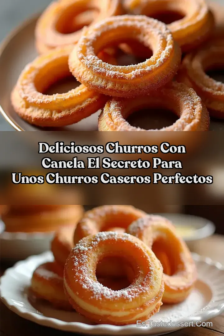 Deliciosos Churros Con Canela El Secreto Para Unos Churros Caseros Perfectos
