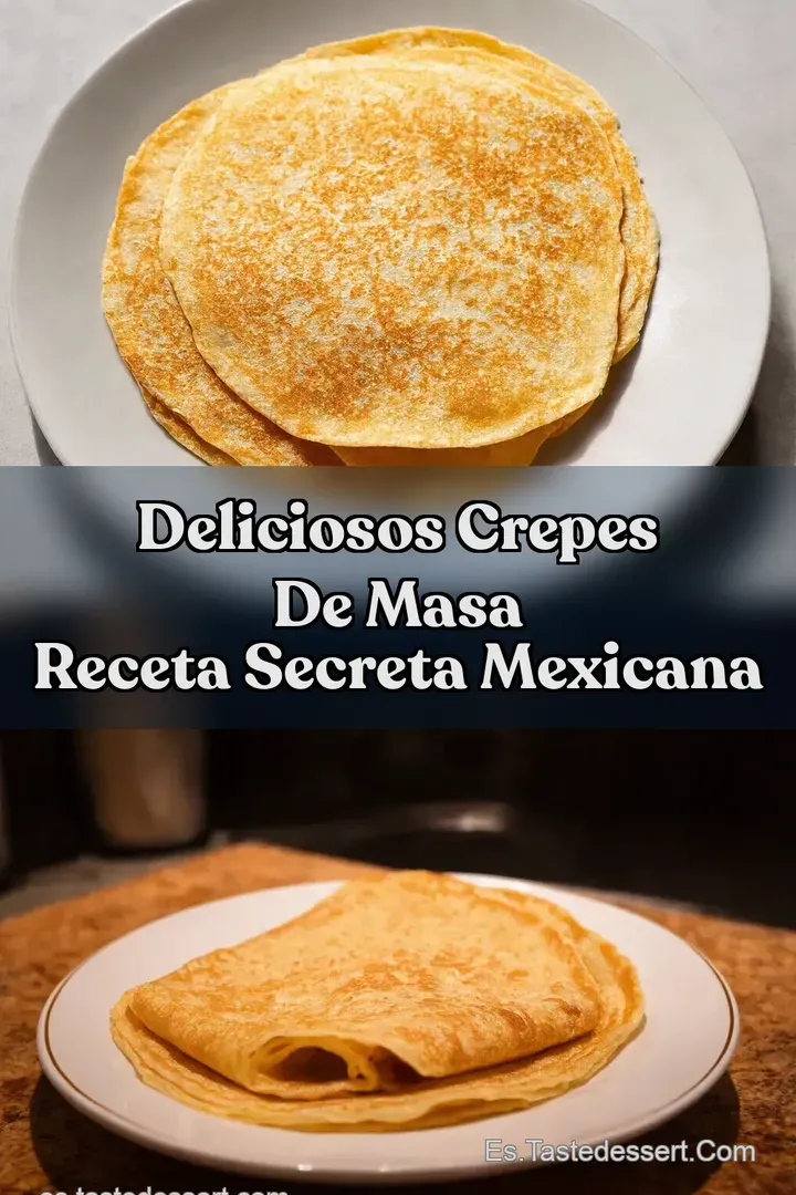 Deliciosos Crepes de Masa Receta Secreta Mexicana