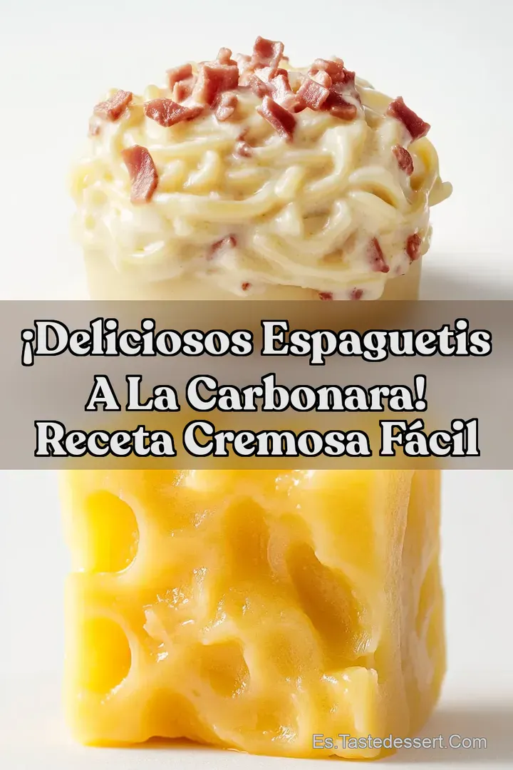 &iexcl;Deliciosos Espaguetis a la Carbonara! Receta Cremosa F&aacute;cil