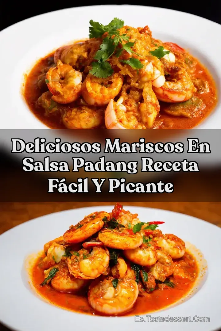 Deliciosos Mariscos en Salsa Padang Receta F&aacute;cil y Picante