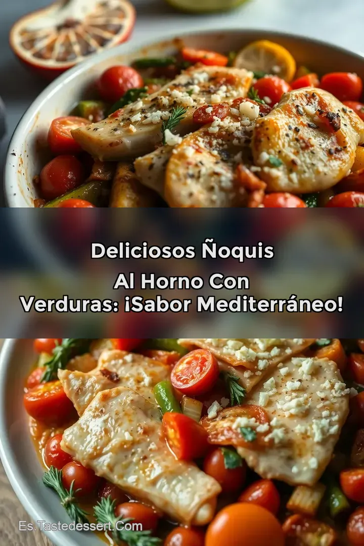 Deliciosos &Ntilde;oquis al Horno con Verduras: &iexcl;Sabor Mediterr&aacute;neo!