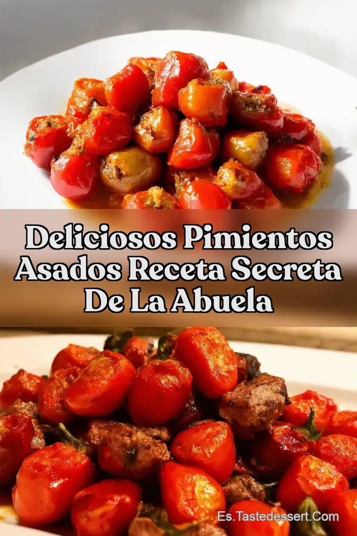 Deliciosos Pimientos Asados Receta Secreta de la Abuela