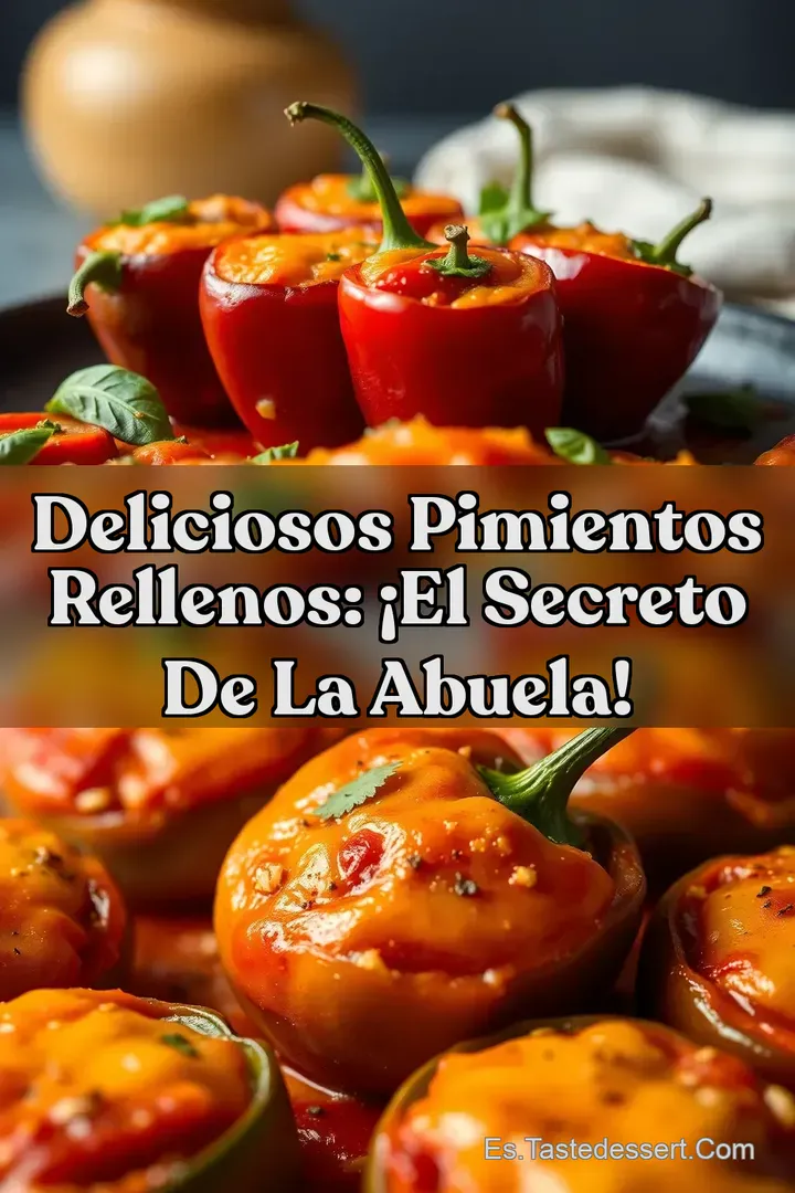 Deliciosos Pimientos Rellenos: &iexcl;El Secreto de la Abuela!