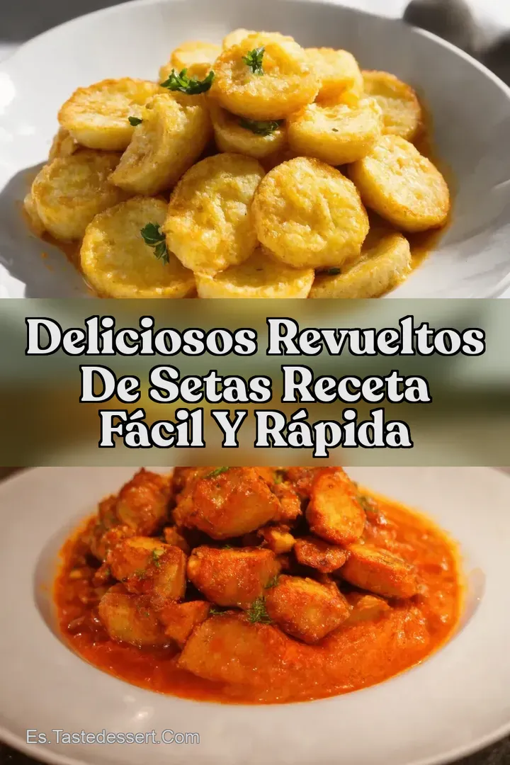 Deliciosos Revueltos de Setas Receta F&aacute;cil y R&aacute;pida