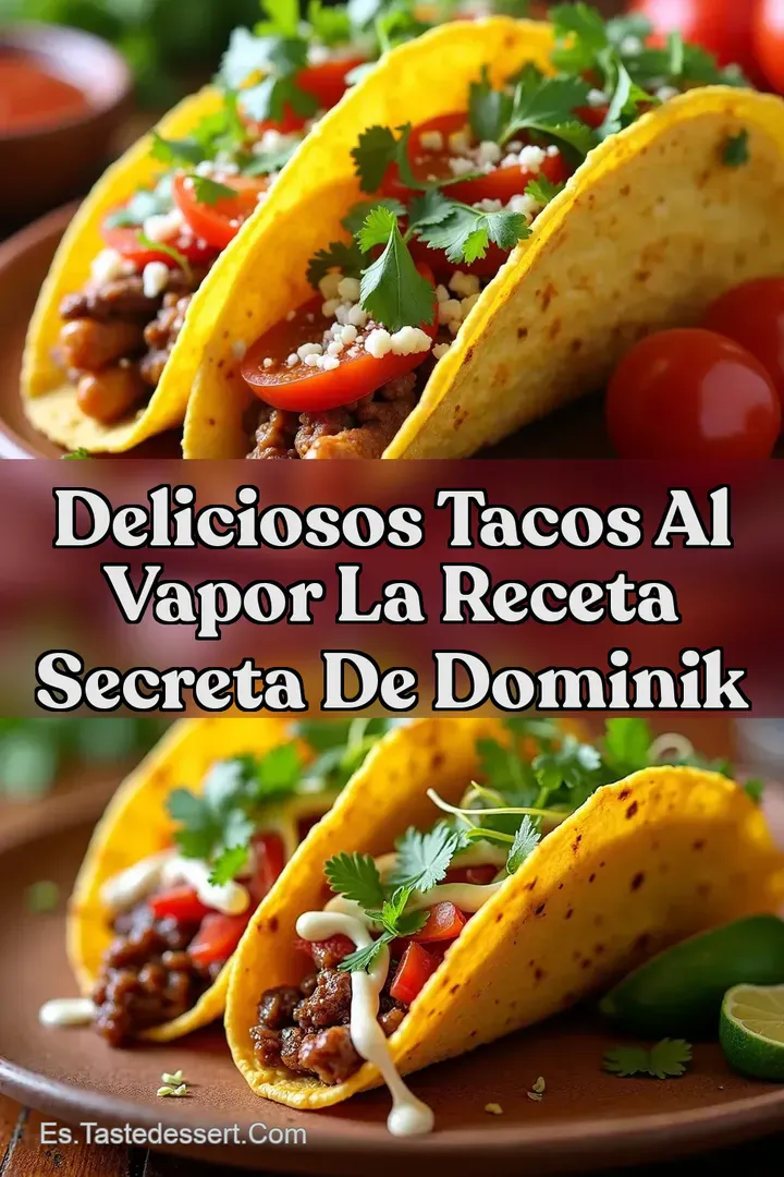 Deliciosos Tacos al Vapor La Receta Secreta de Dominik
