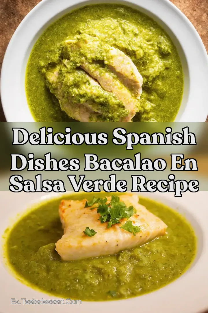Delicious Spanish Dishes Bacalao En Salsa Verde Recipe