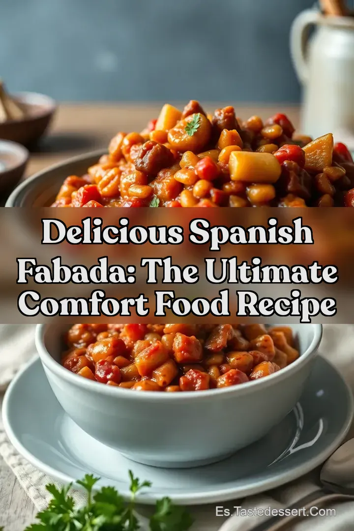 Delicious Spanish Fabada: The Ultimate Comfort Food Recipe