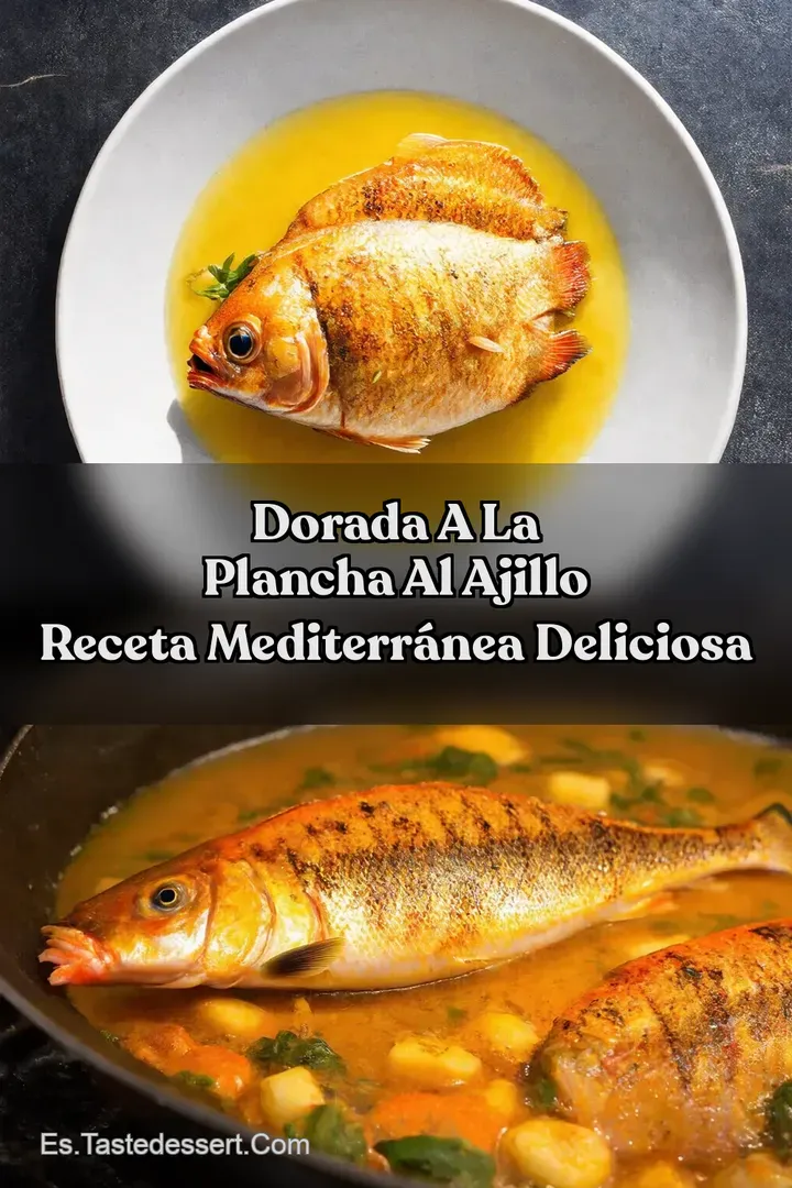 Dorada a la Plancha al Ajillo Receta Mediterr&aacute;nea Deliciosa