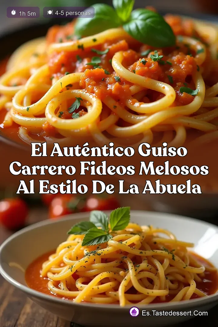 El Aut&eacute;ntico Guiso Carrero Fideos Melosos al Estilo de la Abuela