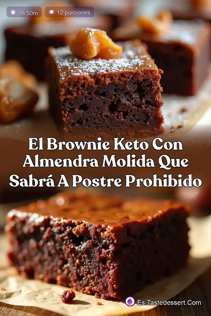 El Brownie Keto con Almendra Molida que Sabr&aacute; a Postre Prohibido