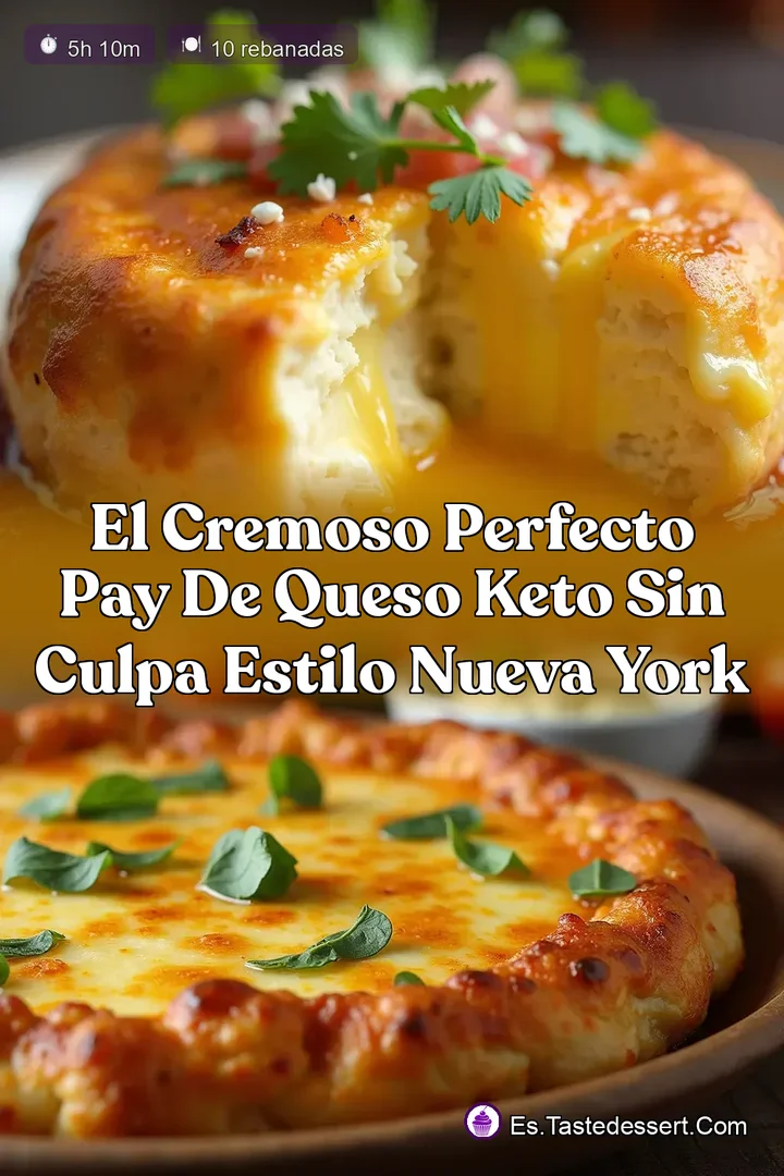 El Cremoso Perfecto Pay de Queso Keto Sin Culpa Estilo Nueva York