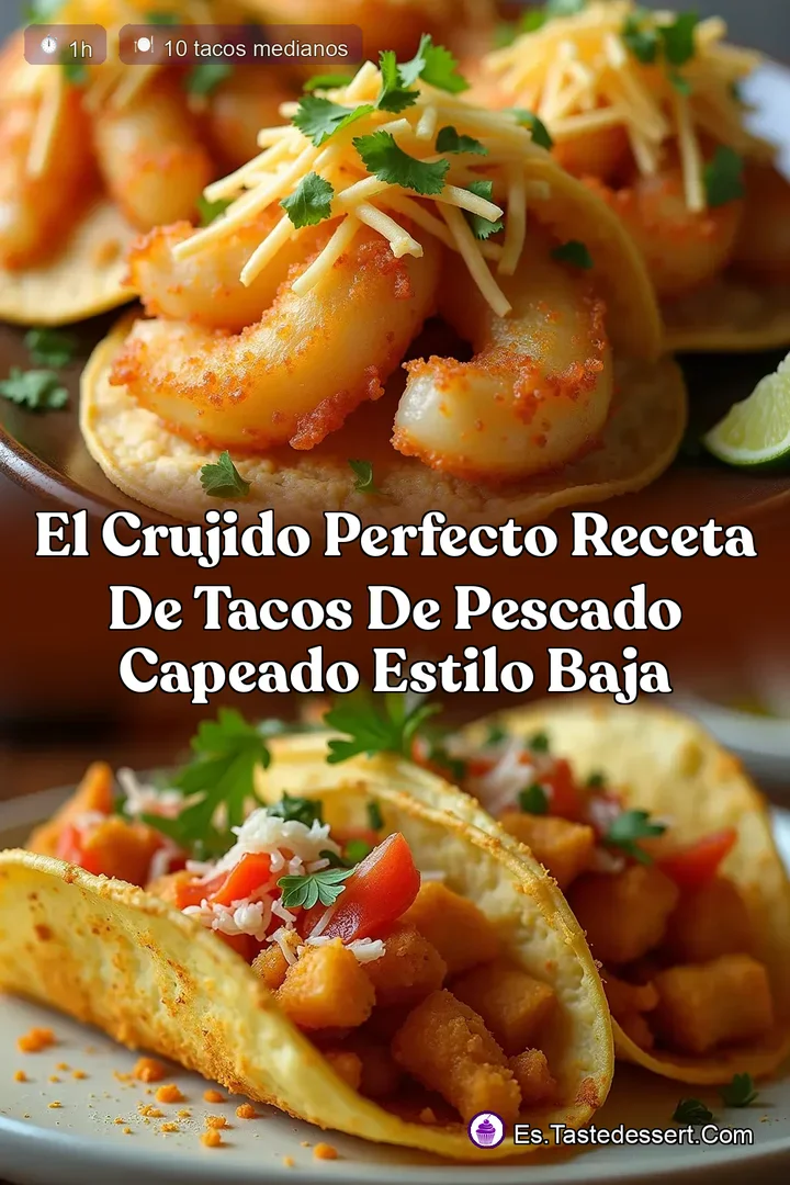 El Crujido Perfecto Receta de Tacos de Pescado Capeado Estilo Baja