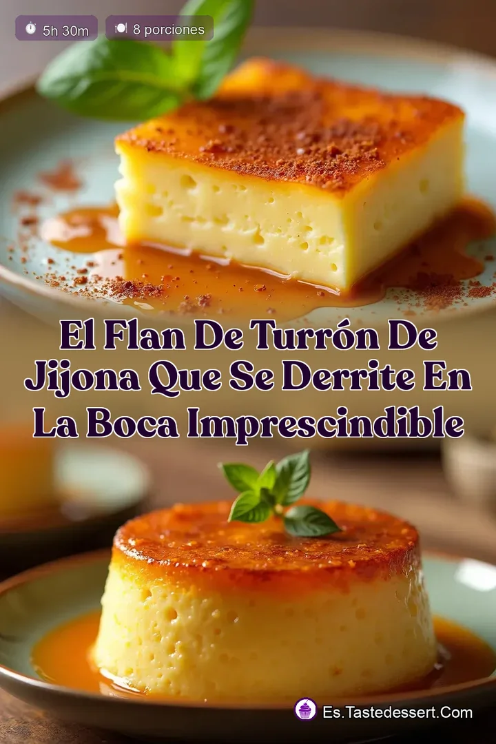 El Flan de Turr&oacute;n de Jijona que Se Derrite en la Boca Imprescindible