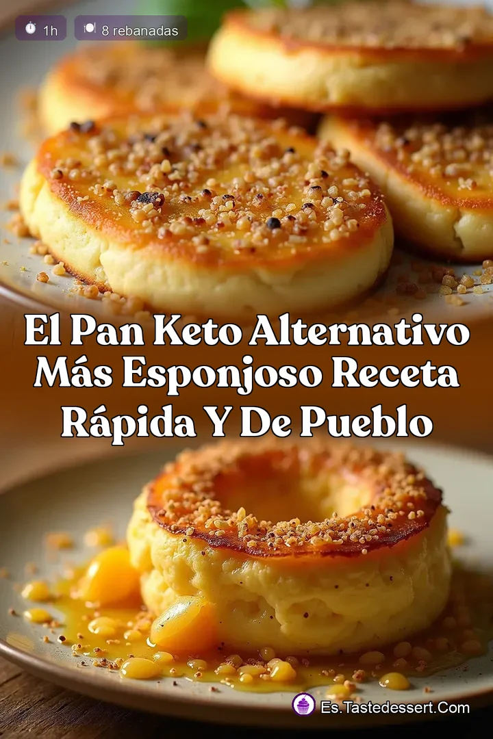 El Pan Keto Alternativo M&aacute;s Esponjoso Receta R&aacute;pida y de Pueblo