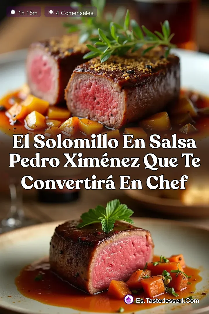 El Solomillo en Salsa Pedro Xim&eacute;nez que te Convertir&aacute; en Chef