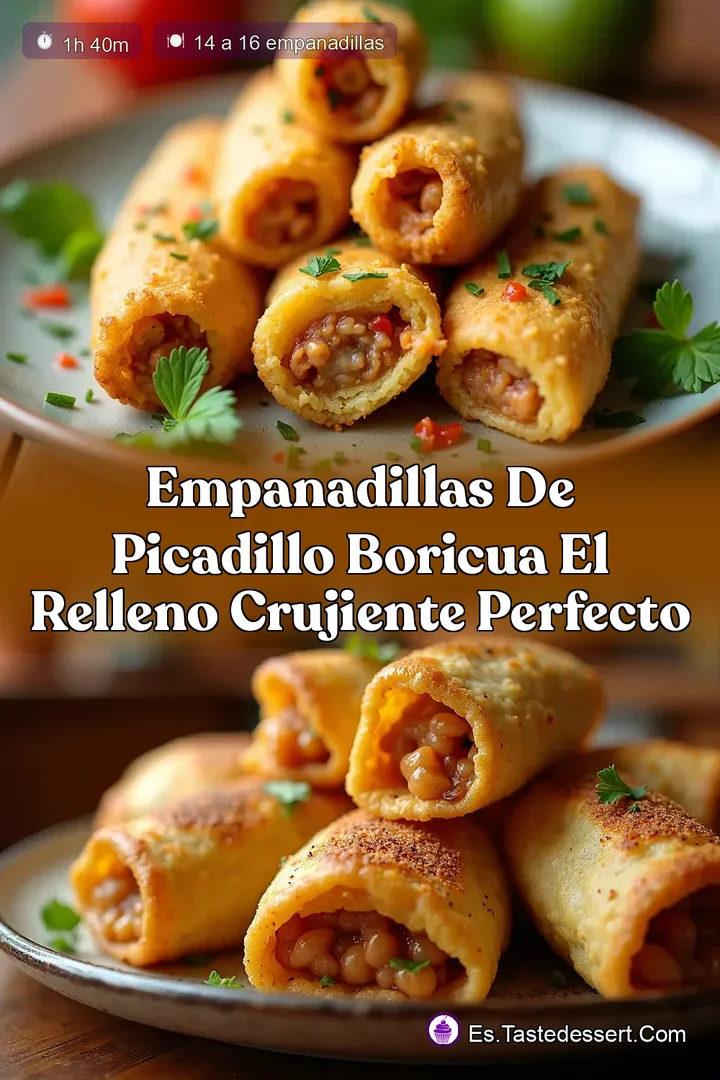 Empanadillas de Picadillo Boricua El Relleno Crujiente Perfecto
