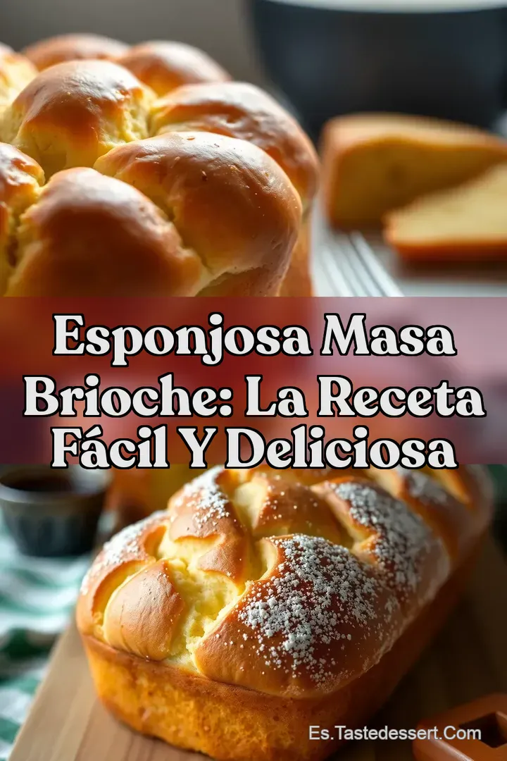Esponjosa Masa Brioche: La Receta F&aacute;cil y Deliciosa