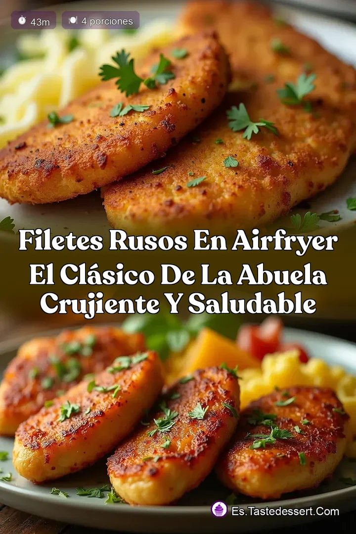 Filetes Rusos en Airfryer El Cl&aacute;sico de la Abuela Crujiente y Saludable