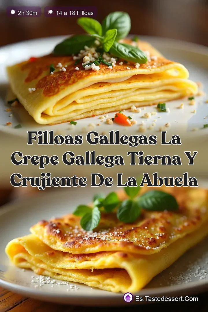 Filloas Gallegas La Crepe Gallega Tierna y Crujiente de la Abuela