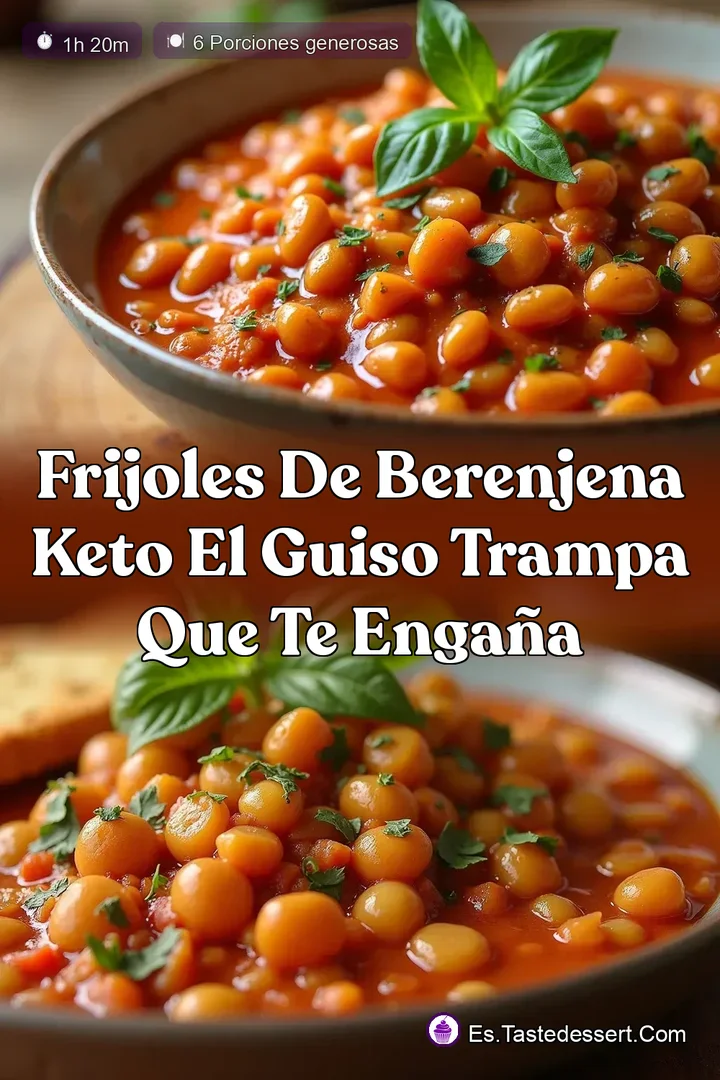 Frijoles de Berenjena Keto El Guiso Trampa que te Enga&ntilde;a