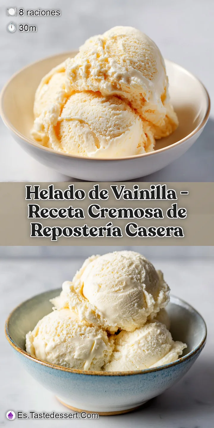 Close-up of smooth, pale vanilla ice cream, showing its rich, frozen texture and subtle golden hues.