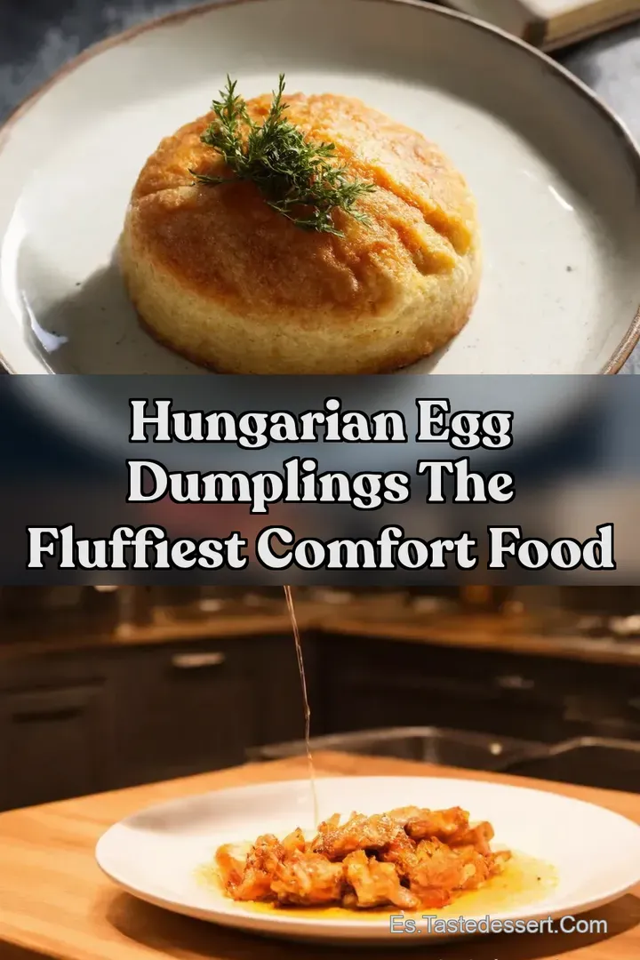 Hungarian Egg Dumplings The Fluffiest Comfort Food