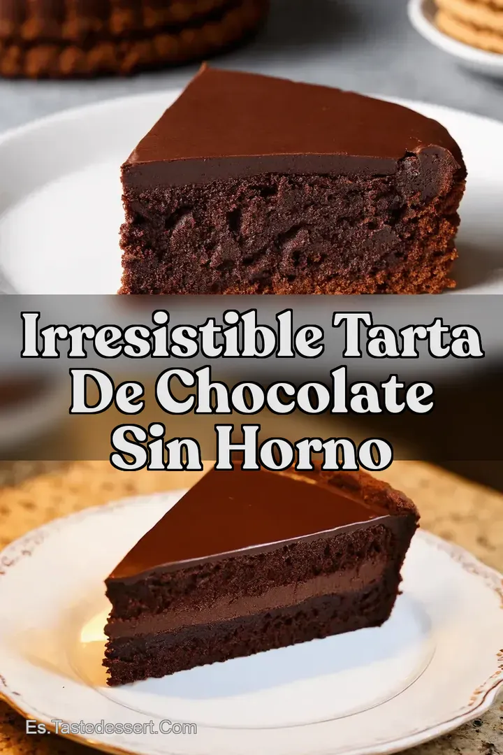 Irresistible Tarta de Chocolate Sin Horno
