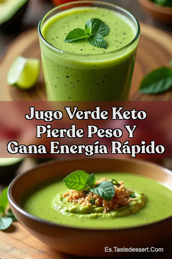 Jugo Verde Keto Pierde Peso y Gana Energ&iacute;a R&aacute;pido
