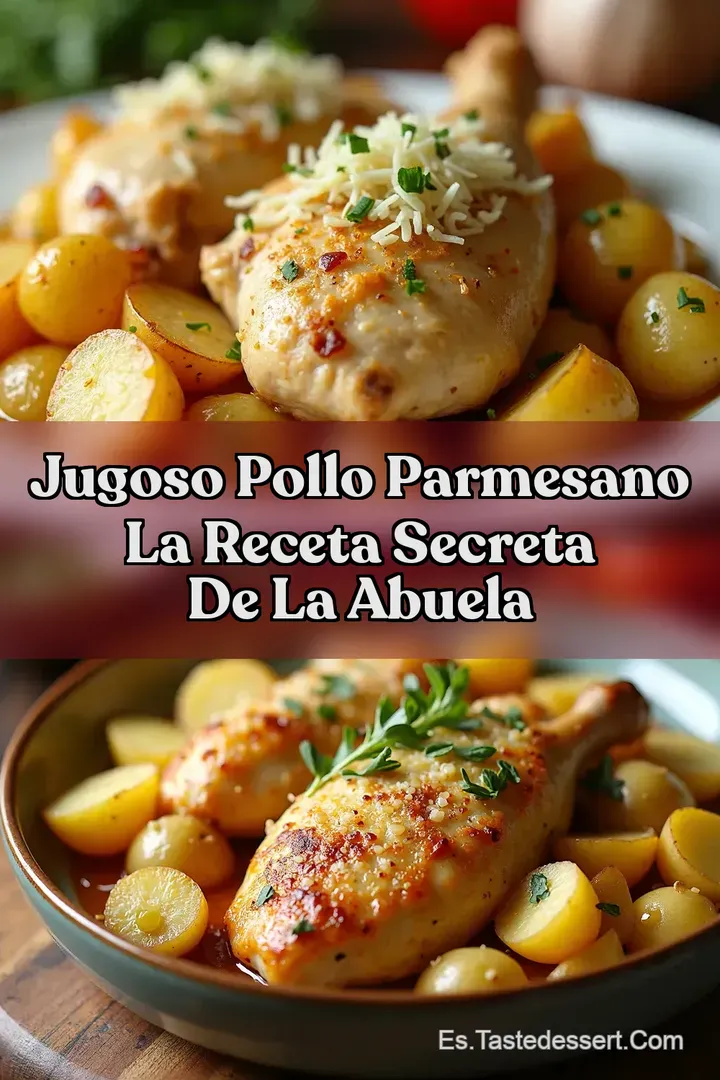 Jugoso Pollo Parmesano La Receta Secreta de la Abuela