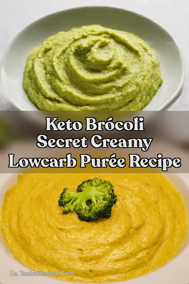 Keto Br&oacute;coli Secret Creamy LowCarb Pur&eacute;e Recipe