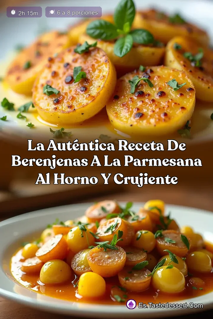 La Aut&eacute;ntica Receta de Berenjenas a la Parmesana al Horno y Crujiente