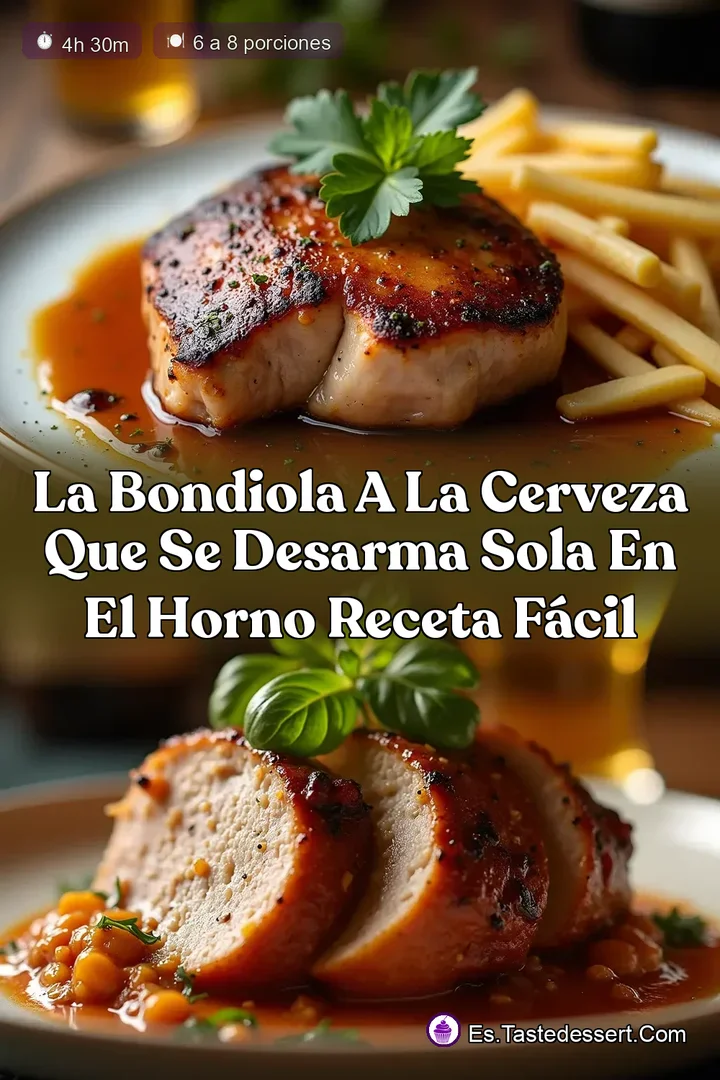 La Bondiola a la Cerveza que se Desarma Sola en el Horno Receta F&aacute;cil