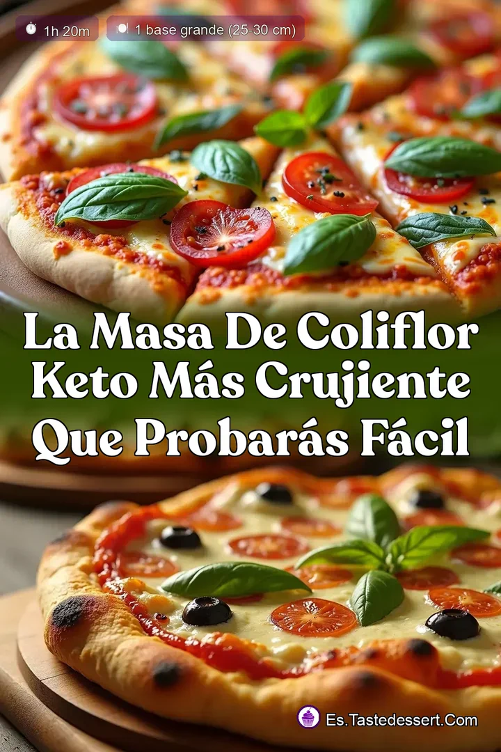La Masa de Coliflor Keto M&aacute;s Crujiente que Probar&aacute;s F&aacute;cil
